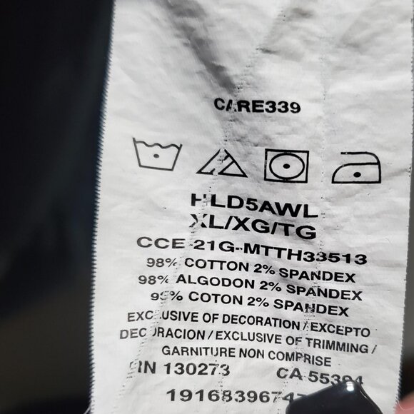 Wrangler Denim Mens Stretch Button Front Shirt Sz XL - Picture 13 of 16